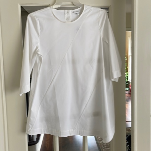 J. Jill Tops - J Jill white asymmetrical tunic